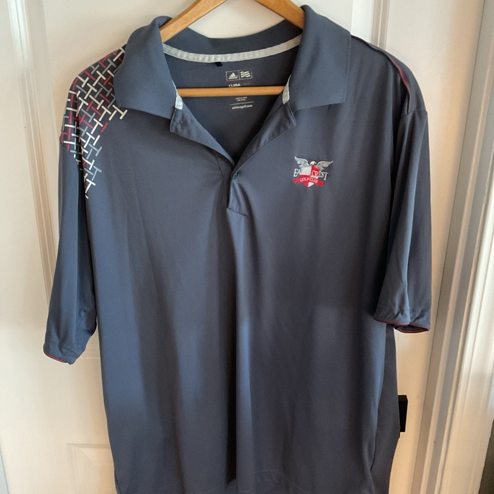 Adidas Climacool - Short Sleeve Men's Gray Polo Shirt - Size X-Large